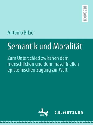cover image of Semantik und Moralität